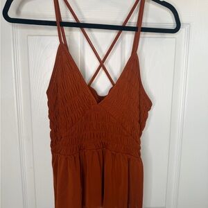 Anthropologie Terracotta Sleeveless Tank Top